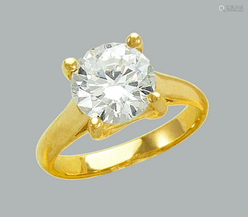 NEW 14K YELLOW GOLD LADIES FANCY CZ SOLITAIRE RING