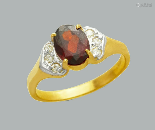 NEW 14K TWO TONE GOLD LADIES FANCY CZ RING