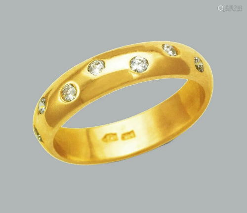 NEW 14K YELLOW GOLD LADIES FANCY CZ RING BAND 4mm