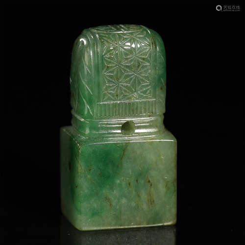 QING DYNASTY,EMERALD SEAL