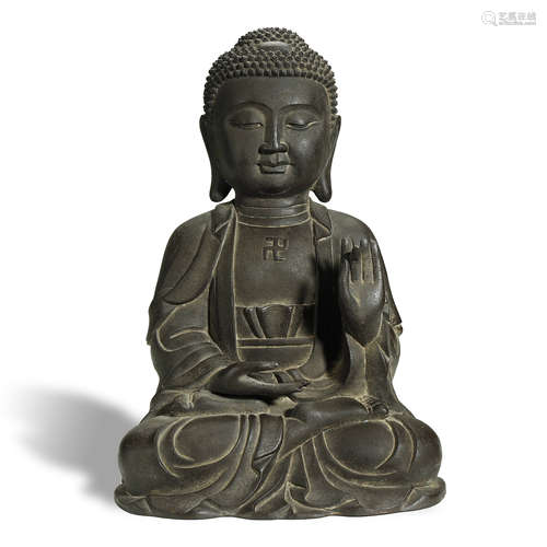 ANCIENT CHINESE,BRONZE BUDDHA STATUE