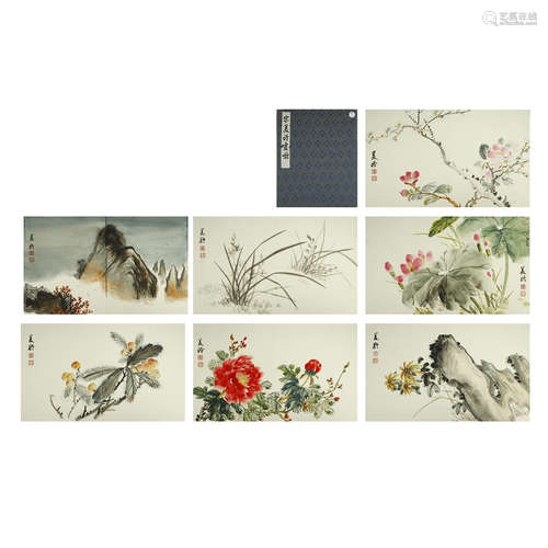 SONG MEILING,CHINESE PAINTING AND CALLIGRAPHY ALBUM