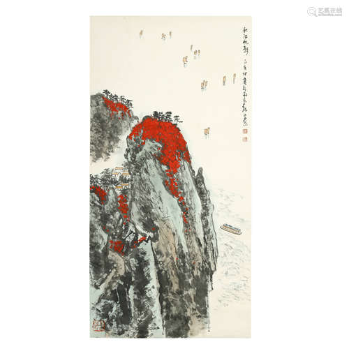 WEI ZIXI,CHINESE PAINTING AND CALLIGRAPHY