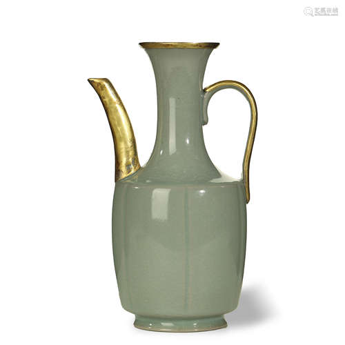 SONG DYNASTY,A FINE CELADON-GLAZED EWER