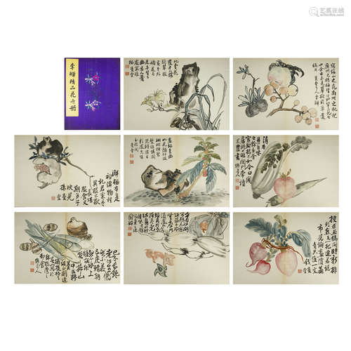 LI XIAN,CHINESE PAINTING AND CALLIGRAPHY ALBUM