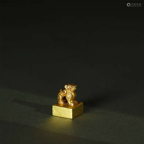 TANG DYNASTY,GOLD SEAL