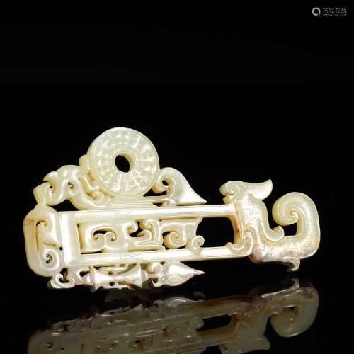 QING DYNASTY,HETIAN JADE PENDANT