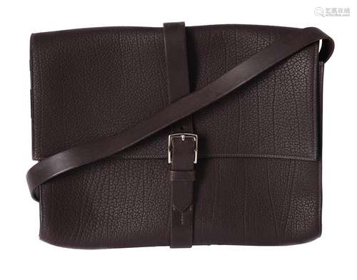 Hermes, a brown leather satchel bag