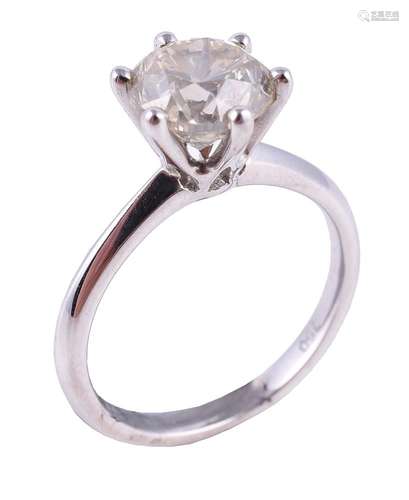 A single stone diamond ring