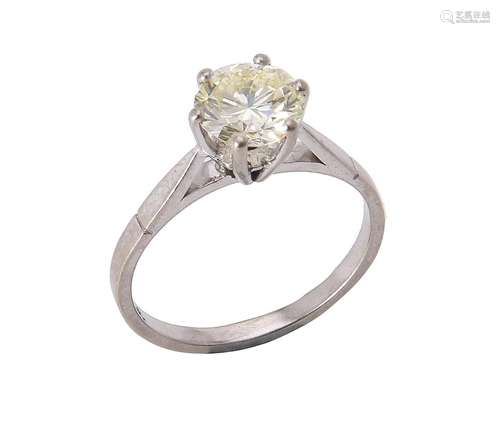 A single stone diamond ring