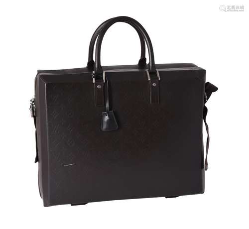 Louis Vuitton, a Monogrammed brown vernis leather shoulder c...