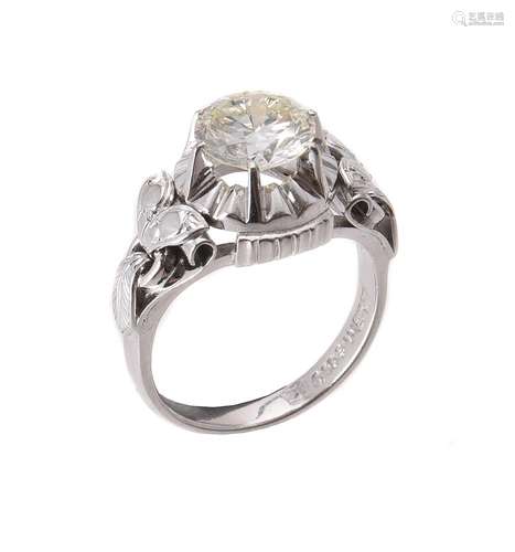 A single stone diamond ring