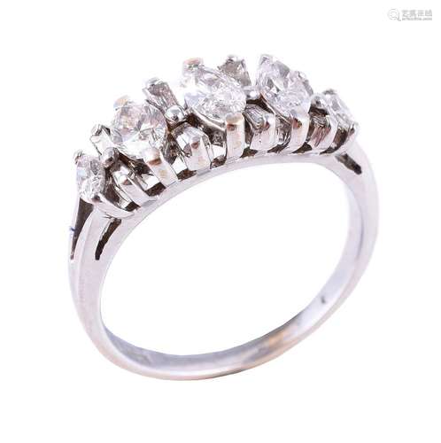 A diamond dress ring