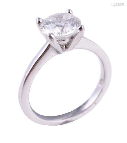 A single stone diamond ring