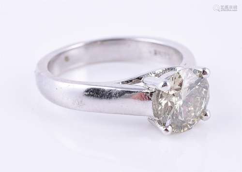 A single stone diamond ring