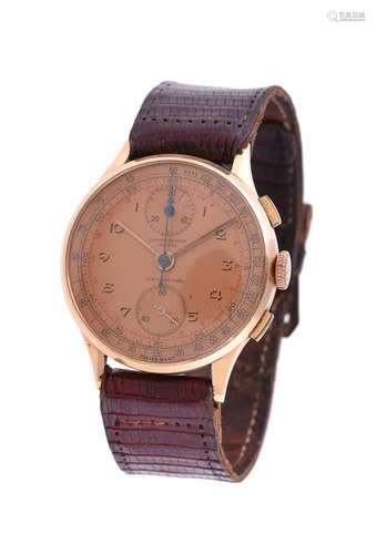 Chronograph Suisse, Gold coloured wrist watch