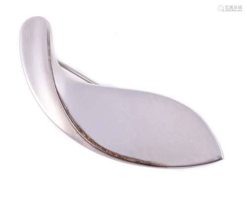 A modernist brooch by Hans Hansen for Georg Jensen