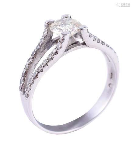 A single stone diamond ring