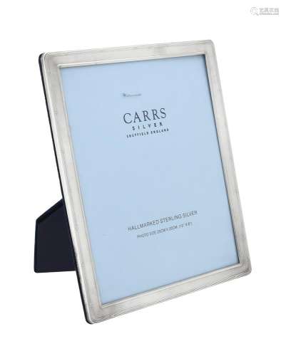 A silver mounted rectangular photo frame by Carr's of Sheffi...
