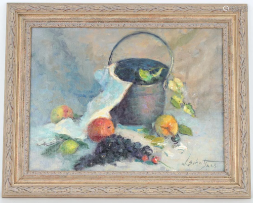 Signed, 20th C. Still Life Painting