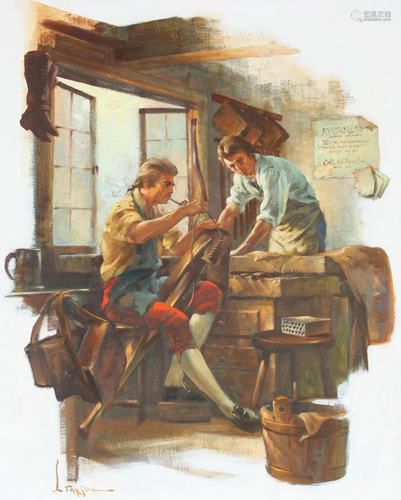 Lyle Tayson (1924 - 2014) Leatherworker Craftsmen