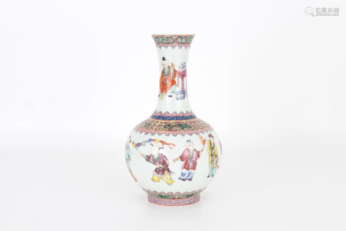 Chinese Famille Rose Vase