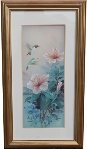 Lena Liu Watercolor on Silk