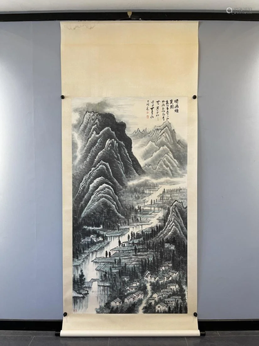 A TRADITIONAL CHINESE LANDSCAPE PAINTING, LI KERAN