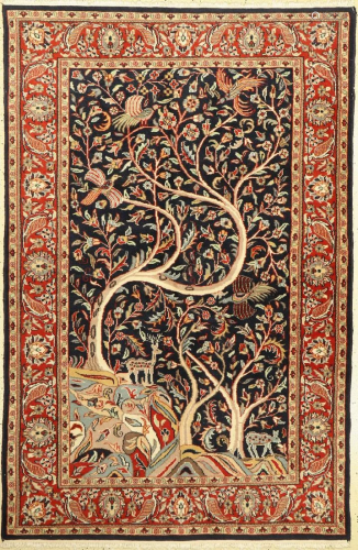 Lahor old, Pakistan, approx. 50 years, wool on cotton