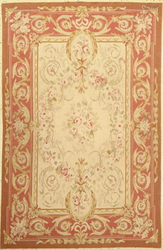 Aubusson style, China, approx. 30 years, wool on cotton