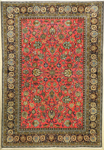 Qum , Persia, approx. 50 years, wool with silk