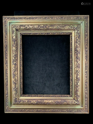Antique Gilt Wood Frame For Mirror, Painting