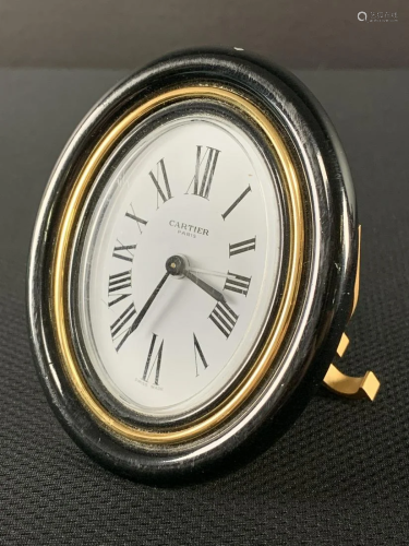 Cartier Baignoire Oval Desk Clock