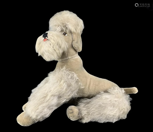 Large 1950s Steiff Germany Snobby Poodle