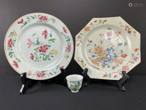 Chinese Hand Painted Porcelain Lot
