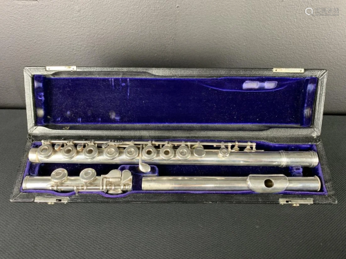 Sterling Silver Flute, Gemeinhardt, Indiana