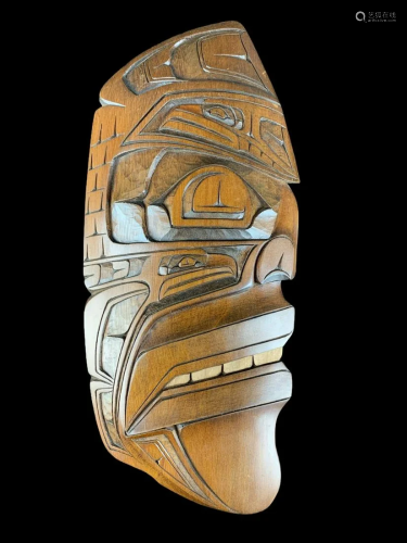 J. David Martin Wild Man Eagle Haida Carving