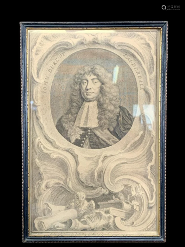 John Maitland, Duke Of Lauderdale, Engraving