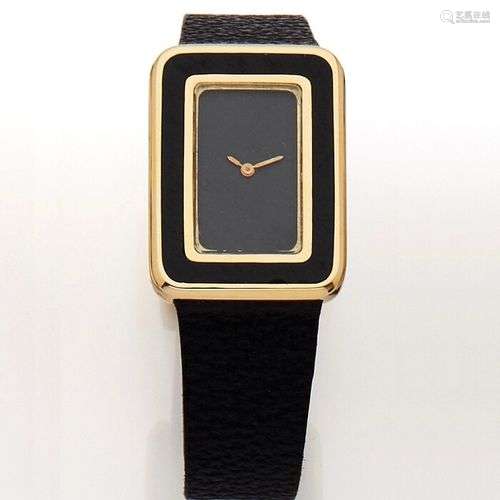 M. GERARD - BAUME & MERCIER Rare BRACELET MONTRE rectangulai...