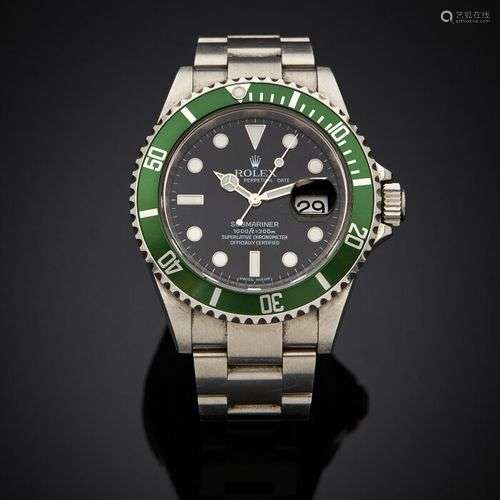 ROLEX BRACELET MONTRE modèle « Kermit Submariner Oyster Perp...