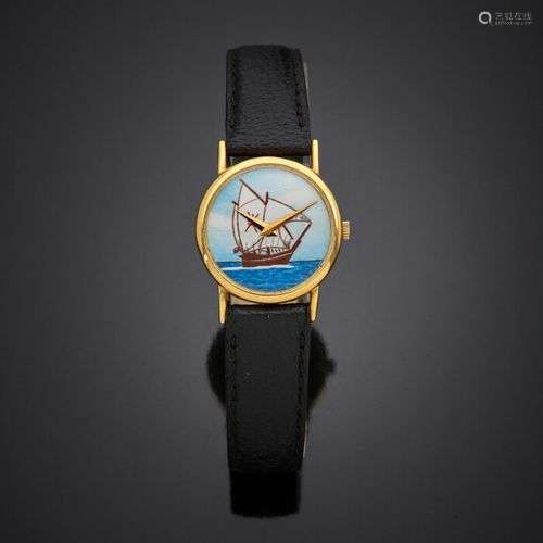 KUTCHINSKY BRACELET MONTRE ronde de dame en or jaune (750 mi...