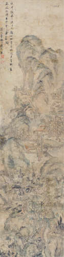 董邦达（1696～1769） 山水 立轴 绢本