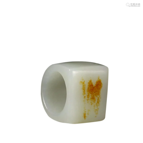 HETIAN JADE THUMB RING