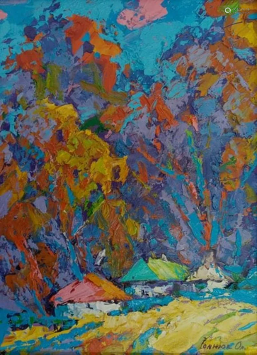 Oil painting The edge of autumn Kalenyuk Alex