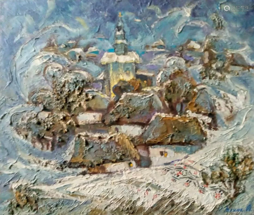 Oil painting Holiday Kalenyuk Alex