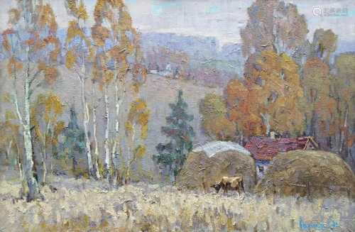 Oil painting Late fall Kalenyuk Alex