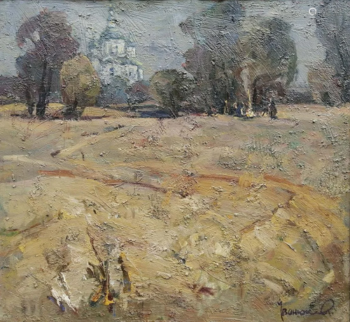 Oil painting Sorochyn evenings Kalenyuk Alex