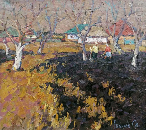 Oil painting Early spring Kalenyuk Alex