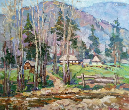 Oil painting Carpathians Kalenyuk Oksana