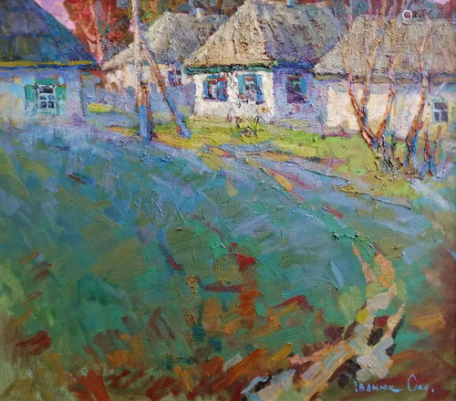 Oil painting Warm summer day Kalenyuk Oksana